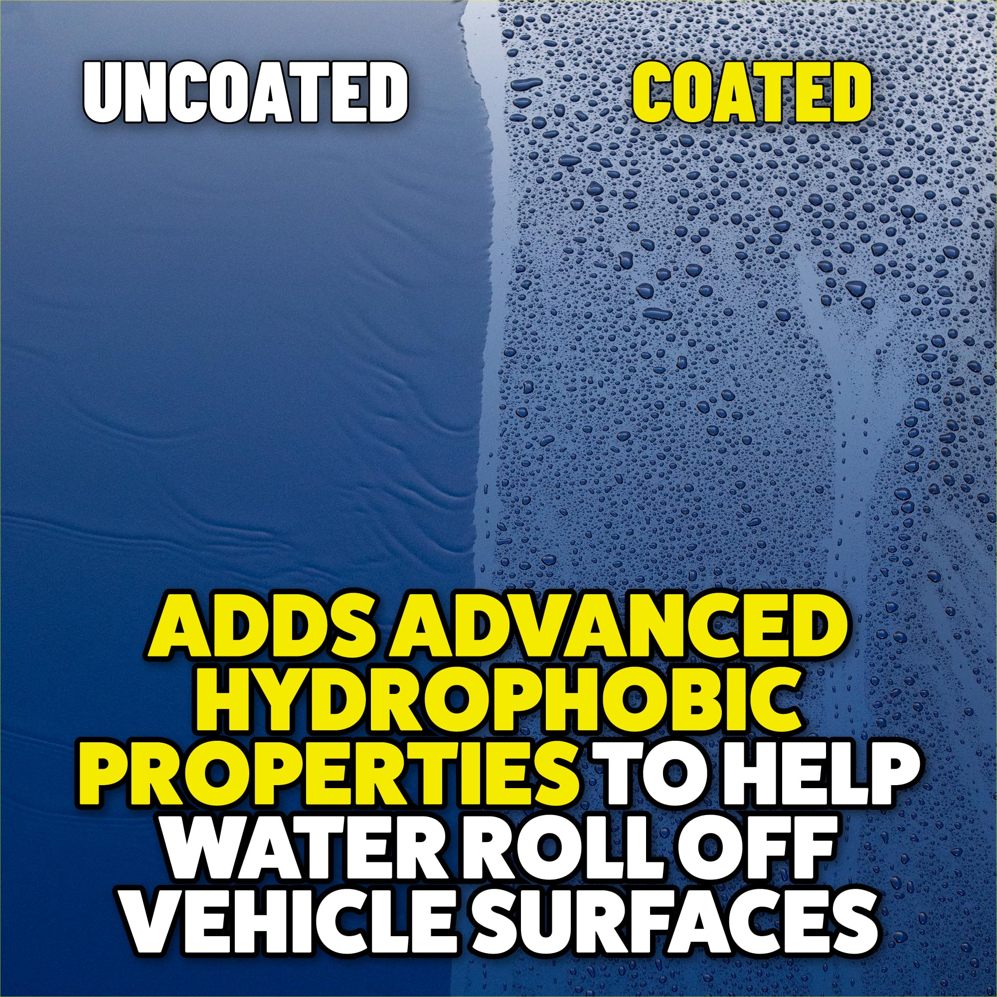 Chemical Guys Hydro Charge creates water beading for faster drying.