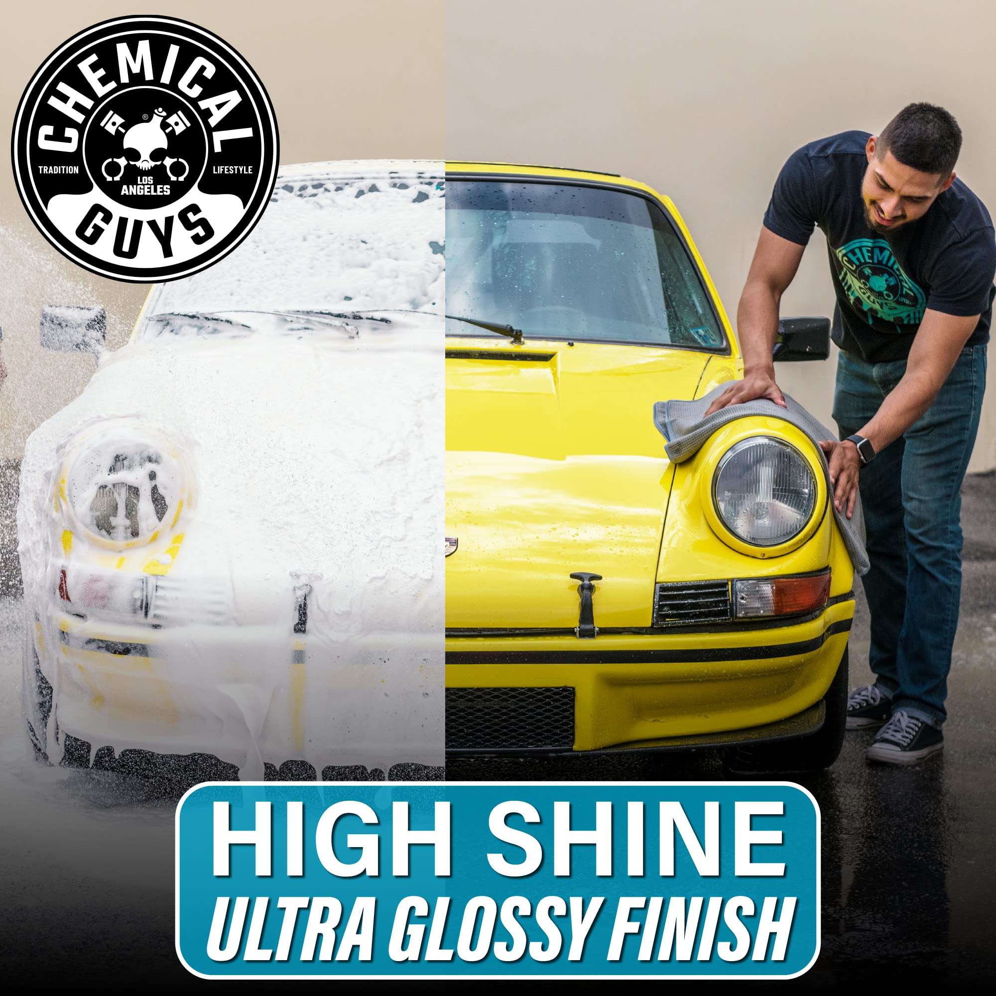 Chemical Guys HydroSuds berry scented suds offer a refreshing wash experience.