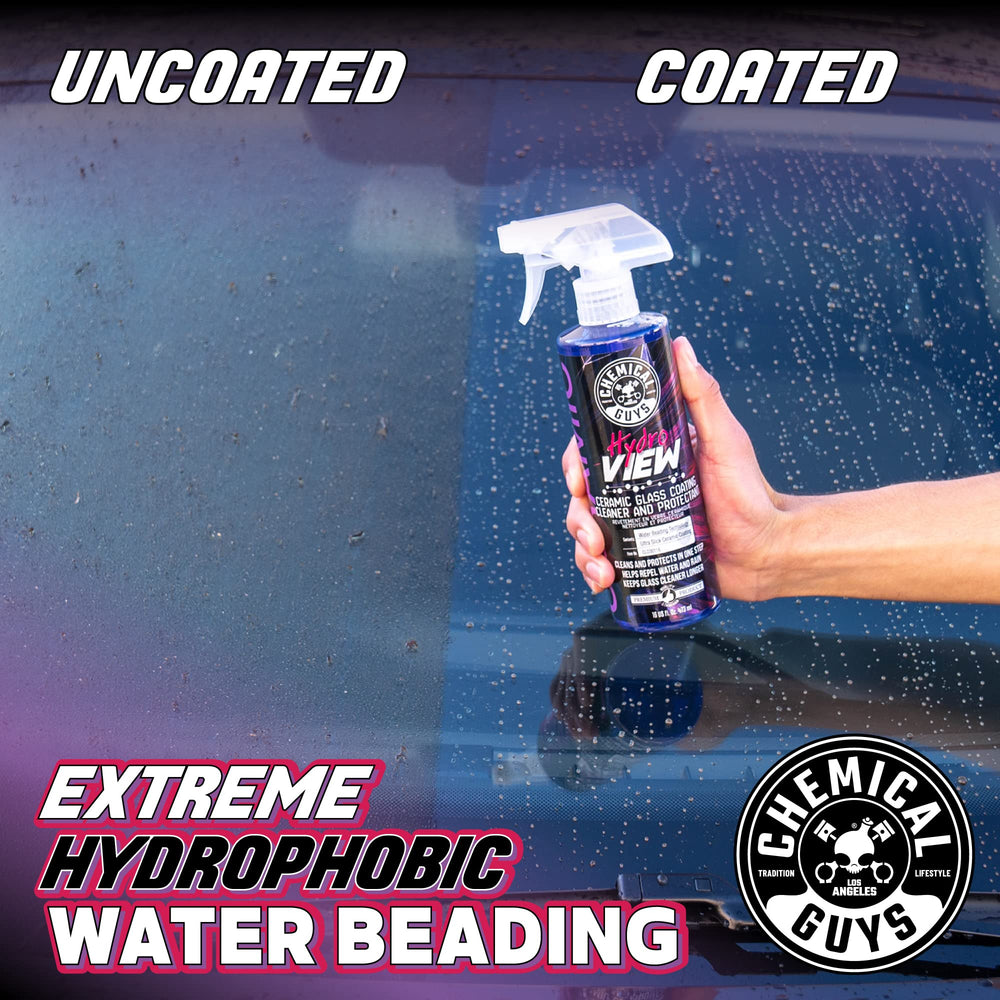 HydroView delivers a streak-free finish on windows after cleaning and buffing for clarity.