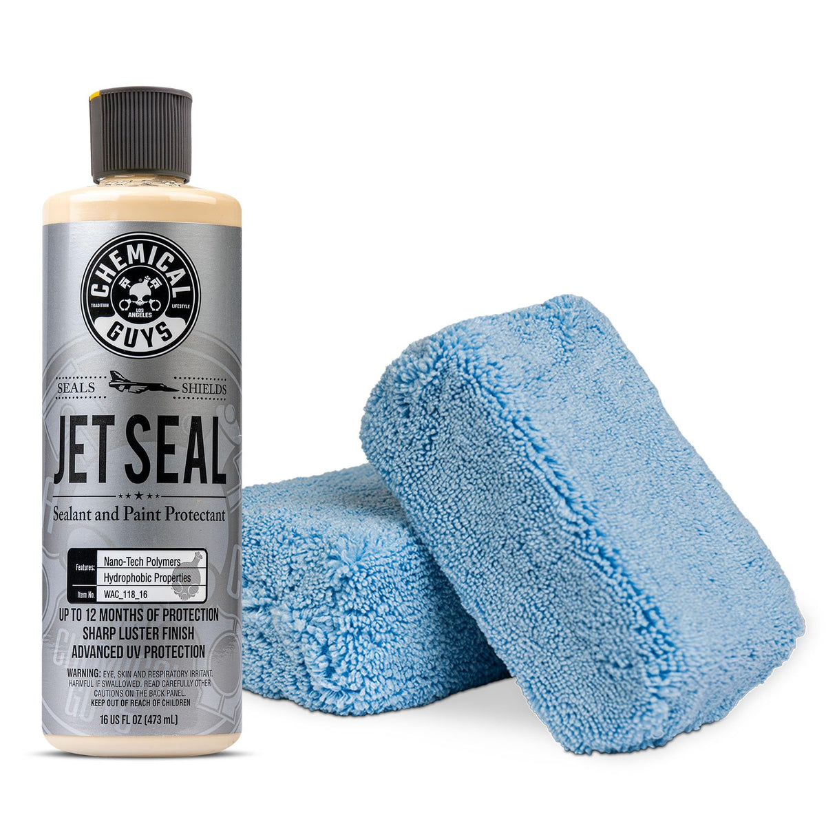 Chemical Guys JetSeal bottle and packaging showcasing durable protection for paint