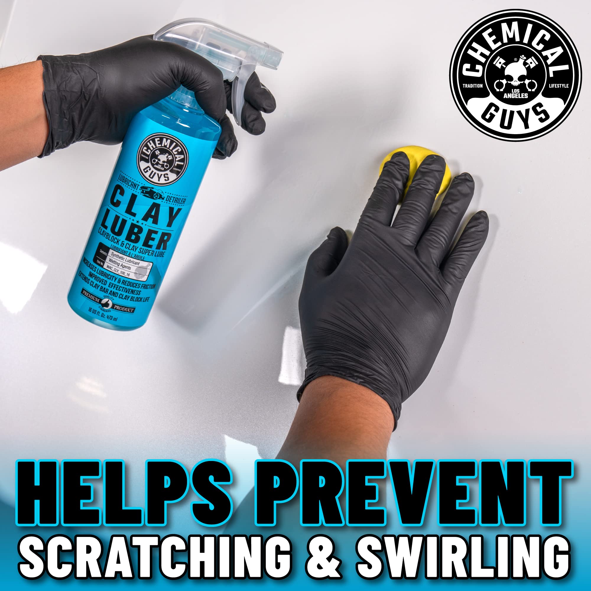 Chemical Guys Luber glass surface cleaning maintains clarity during detailing