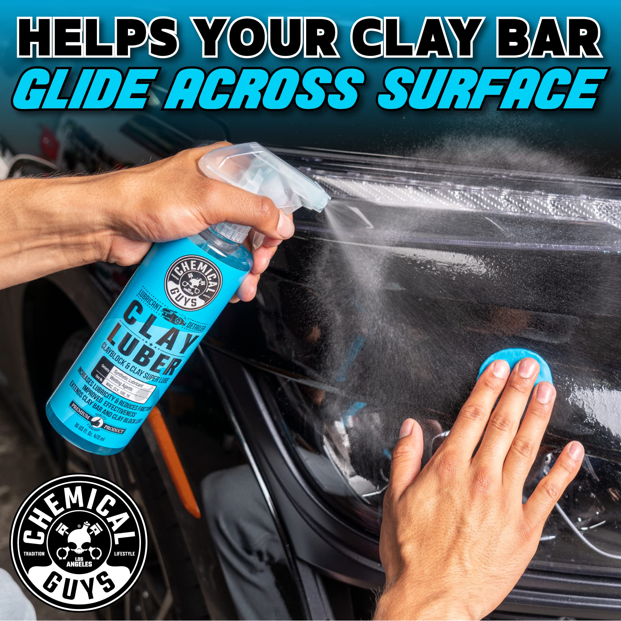 Chemical Guys Luber slick paint finish after application for enhanced gloss