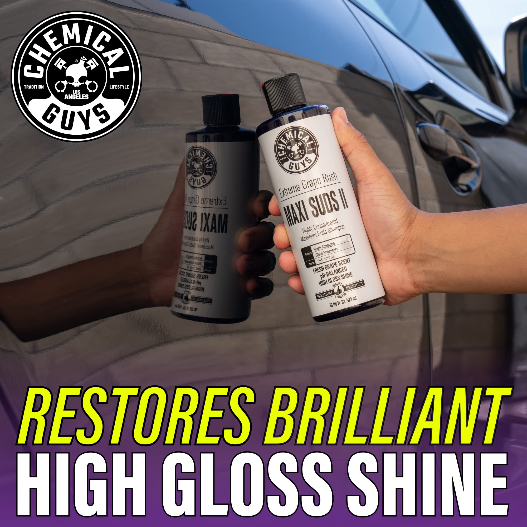 Concentrated Maxi Suds II formula delivering abundant foam use