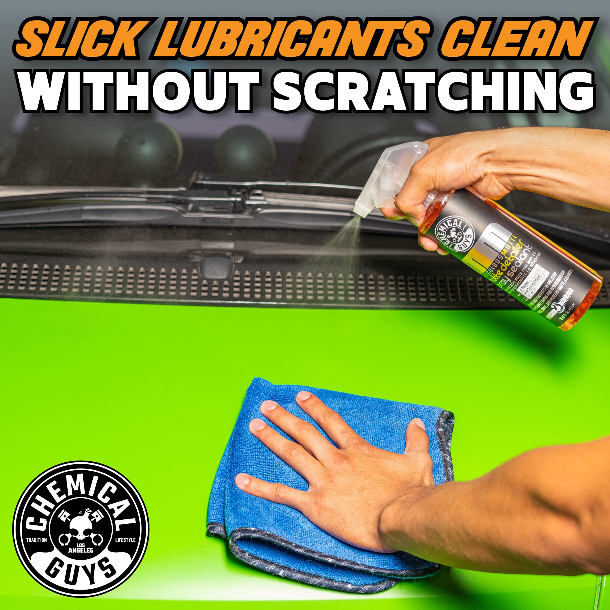 Chemical Guys Meticulous Matte Detailer matte wheel care maintains a clean satin look.