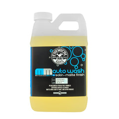 Chemical Guys Meticulous Matte wash bottle pours citrus-scented foam for matte finishes.
