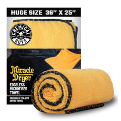 Chemical Guys Miracle Dryer Towel 36x25 unfolded for fast drying
