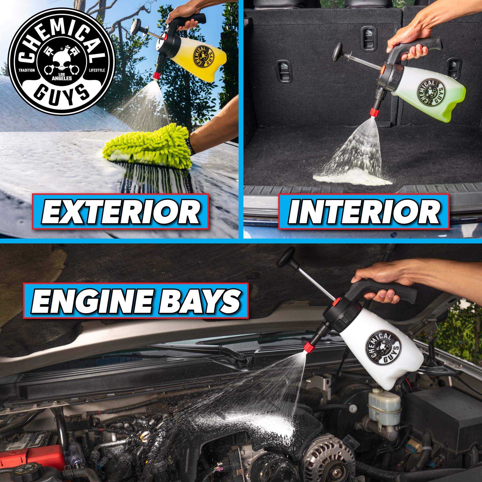 Chemical Guys Mr. Sprayer versatile for wheels, tires, leather, fabric, mats, and more