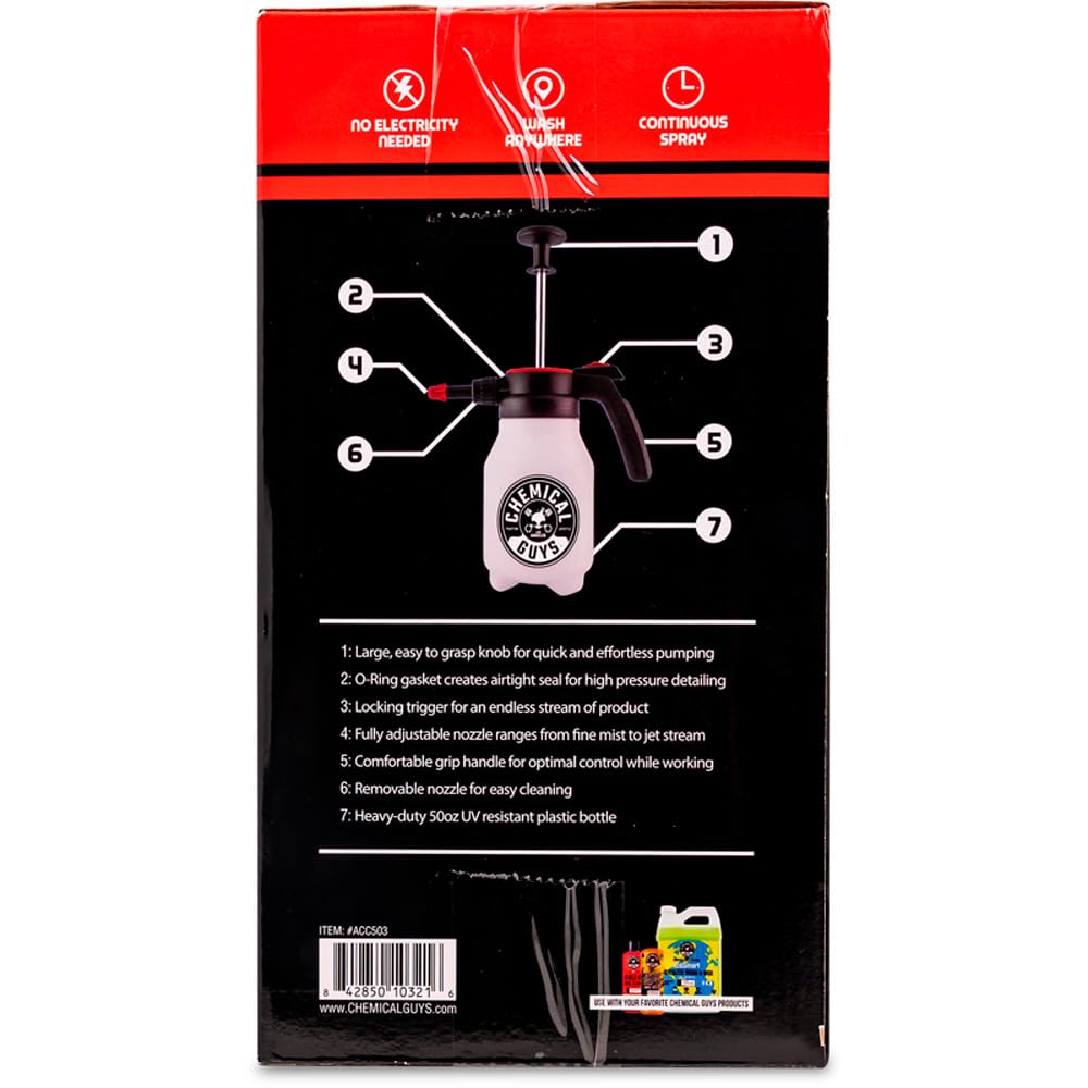 Chemical Guys Mr. Sprayer multi-use design for car care and home tasks