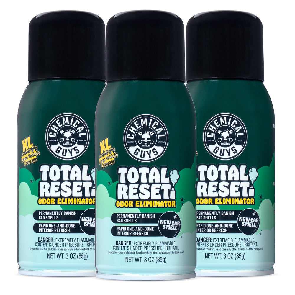 Chemical Guys Odor Eliminating Fogger 3 pack fresh new car scent and interior cleaning.
