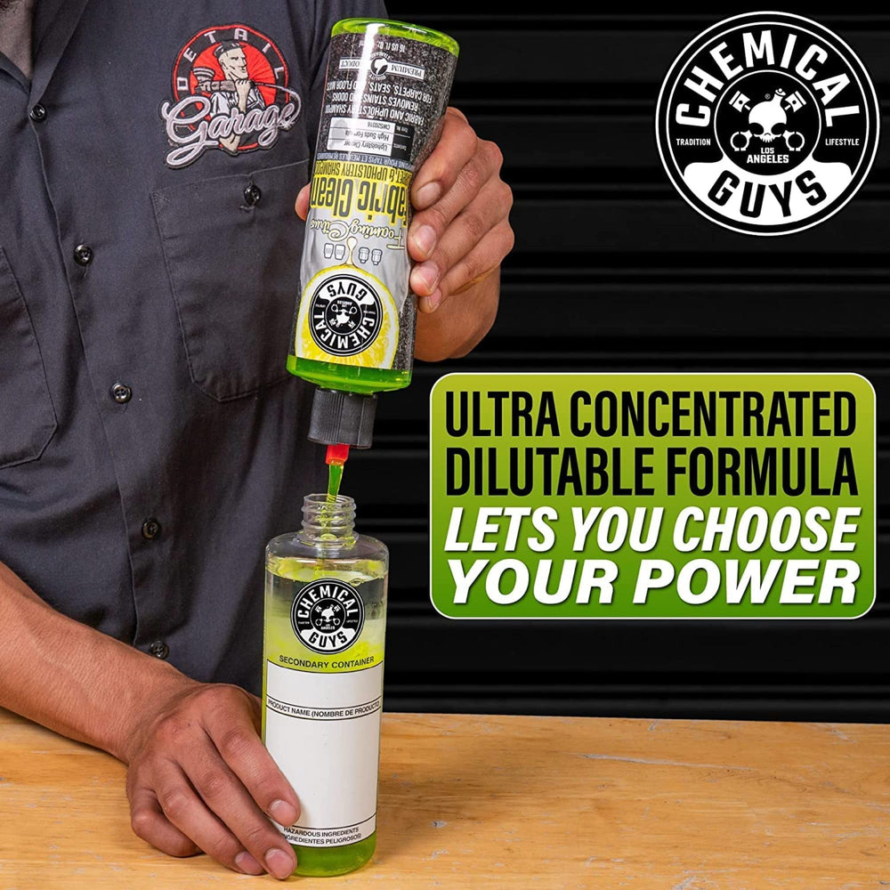 Chemical Guys RV interior cleaning kit for fabric surfaces