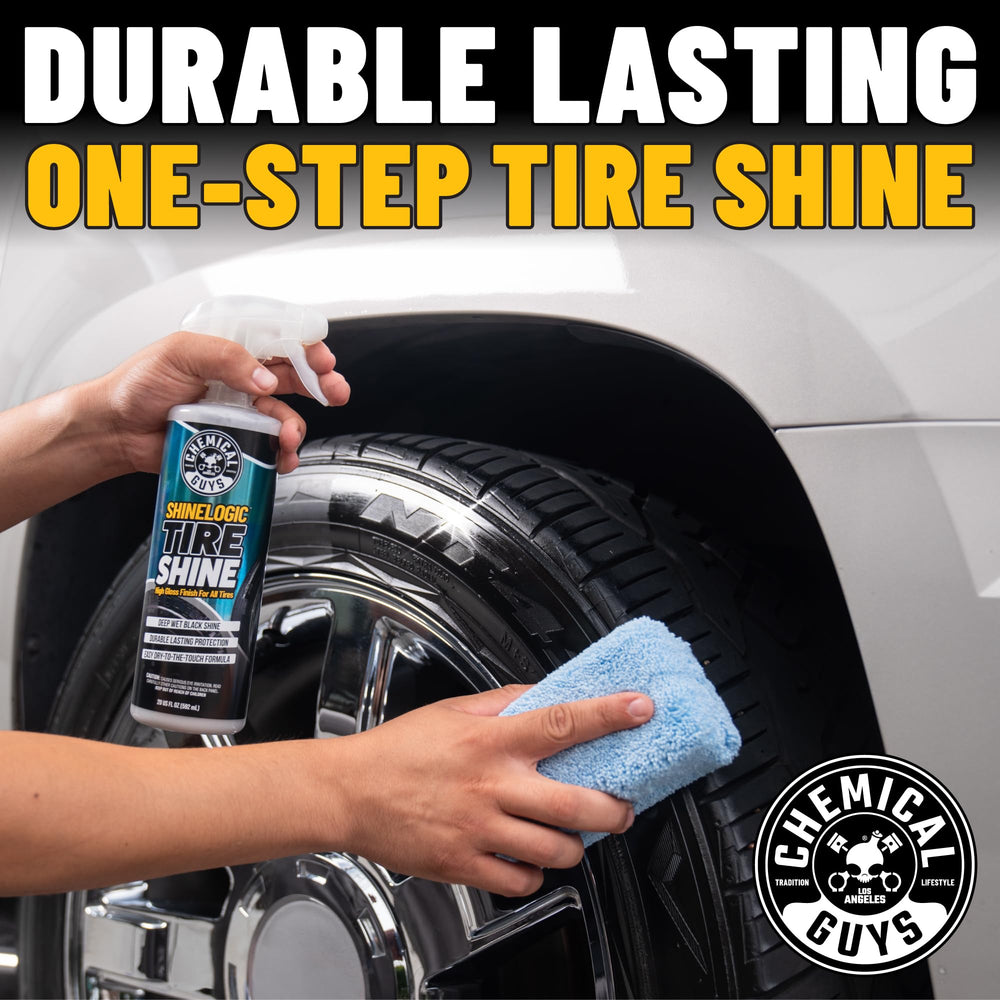 Chemical Guys ShineLogic aerosol and trigger spray enable easy, drip-free application.