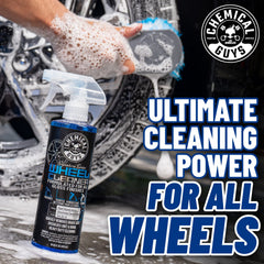 Chemical Guys formula safe for painted, chrome, powder-coated, and polished wheel finishes
