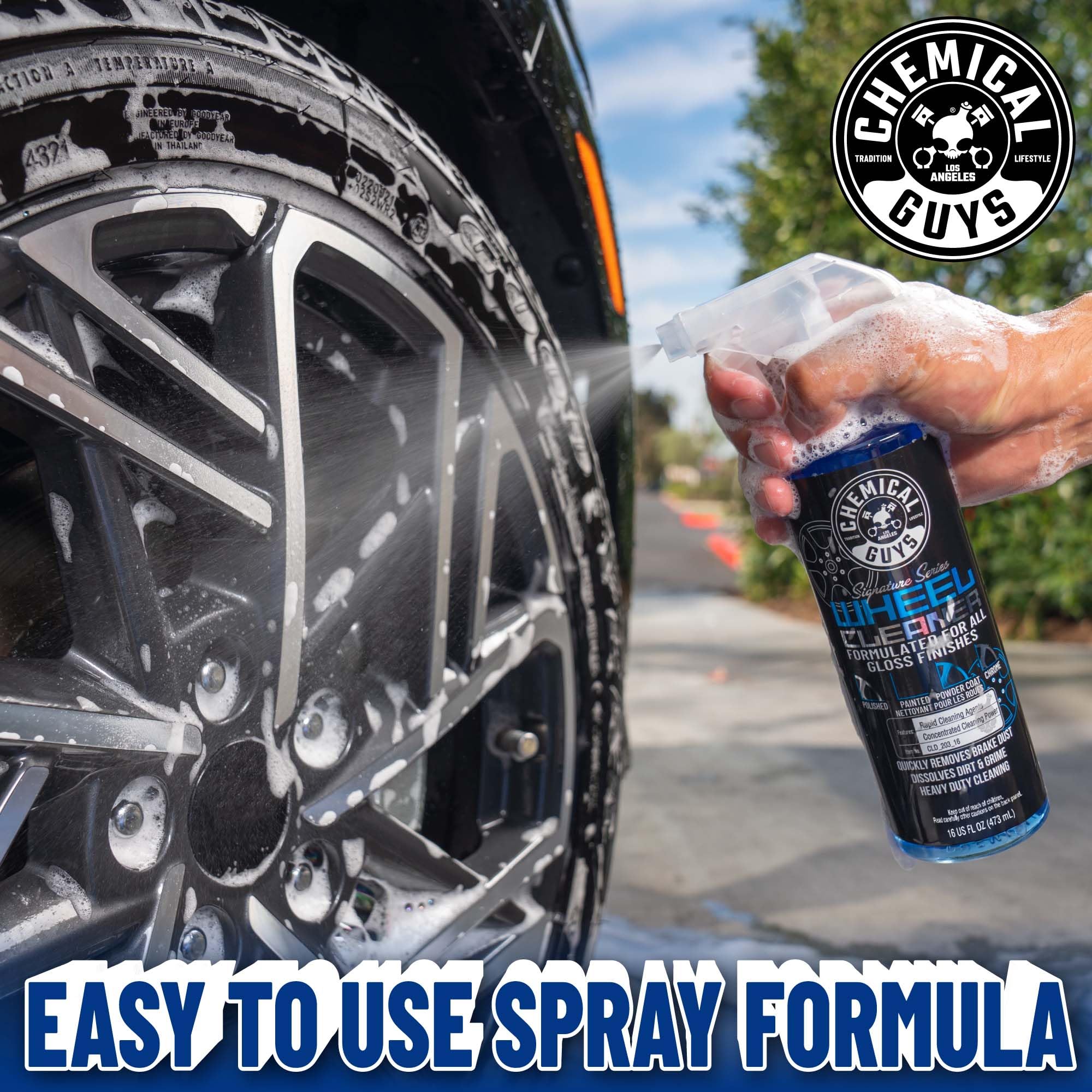Ideal for tire sidewall prep before tire shine application using citrus power