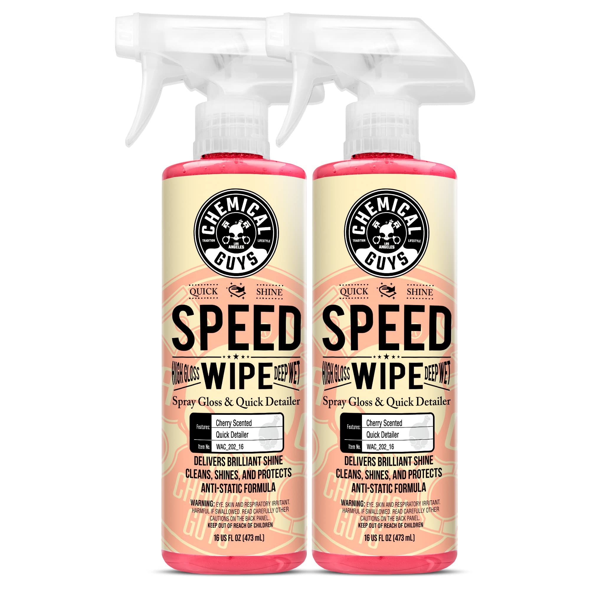 Chemical Guys Speed Wipe bottle pour for easy detailing on the go.