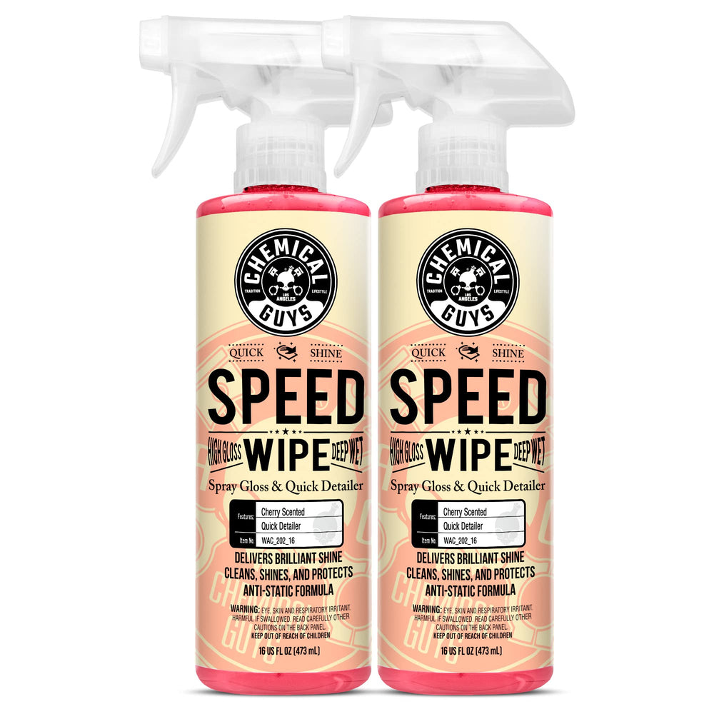 Chemical Guys Speed Wipe bottle pour for easy detailing on the go.