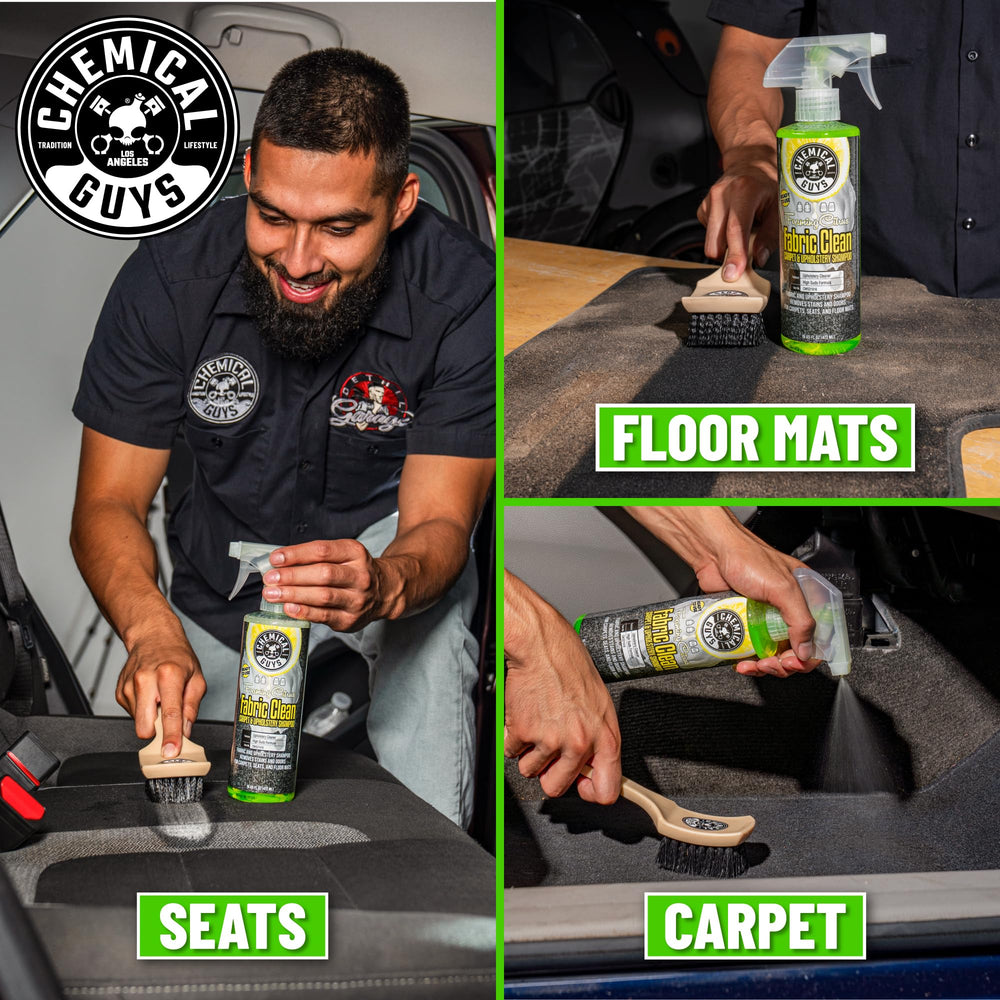 Spray nozzle and bottle from Chemical Guys offer easy, sprayable application.