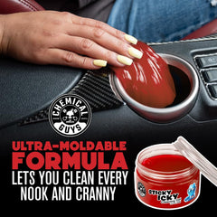 Chemical Guys Sticky Icky Gel cleans cup holders without residue.