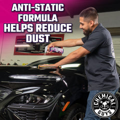 Chemical Guys Synthetic Quick Detailer spray-action provides even coverage and slick finish.