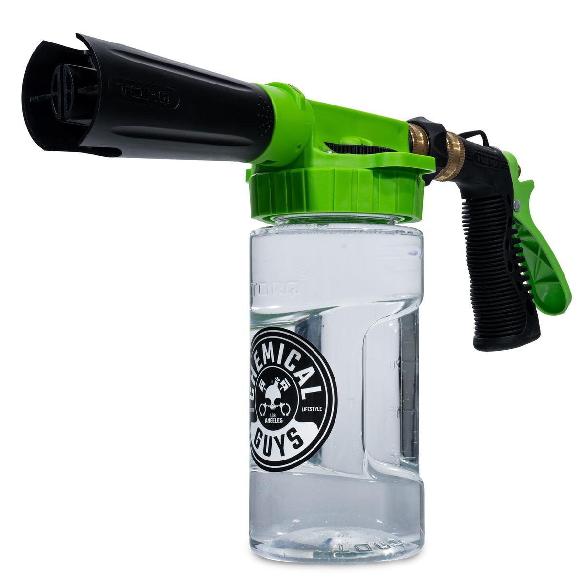 Chemical Guys TORQ Foam Blaster 6 foam cannon attachment delivers rich suds for safe washing