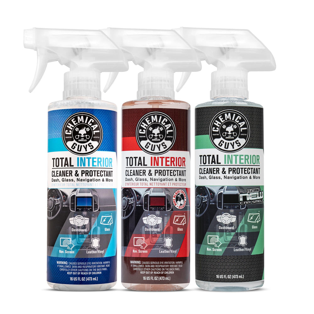 Chemical Guys Total Interior Fresh bottle for rapid mist-on interior cleaning and protection.