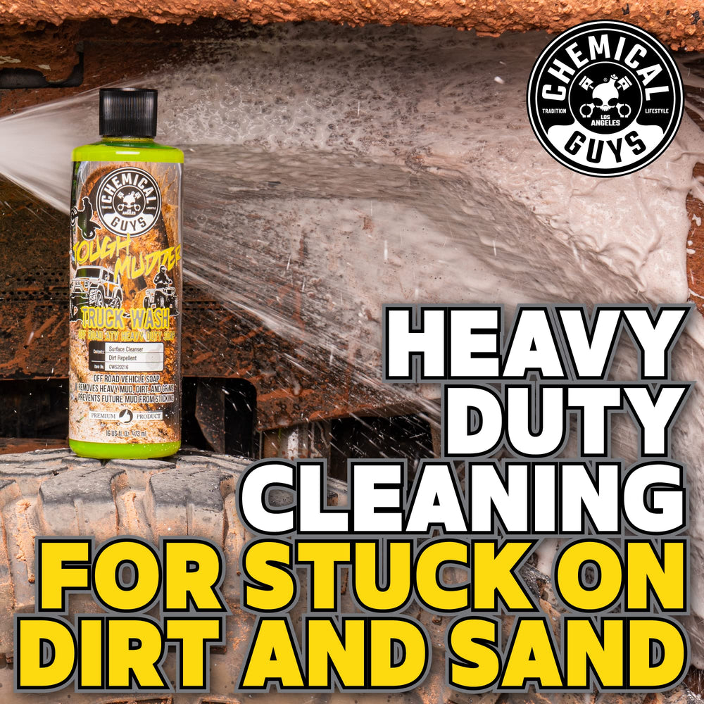 Chemical Guys Tough Mudder lemon scent suds brighten the wash
