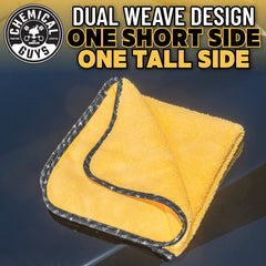 Chemical Guys ultra-soft detailing towels safeguard finishes during cleanup.