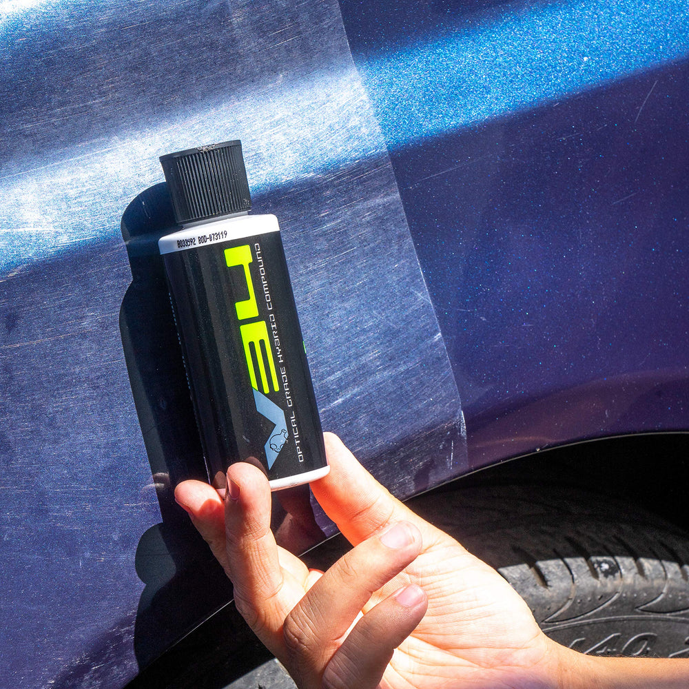 V34 prepares ceramic and conventional clear coats for final polishing.