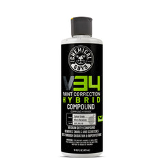 Chemical Guys V34 removes heavy scratches for a clear finish.