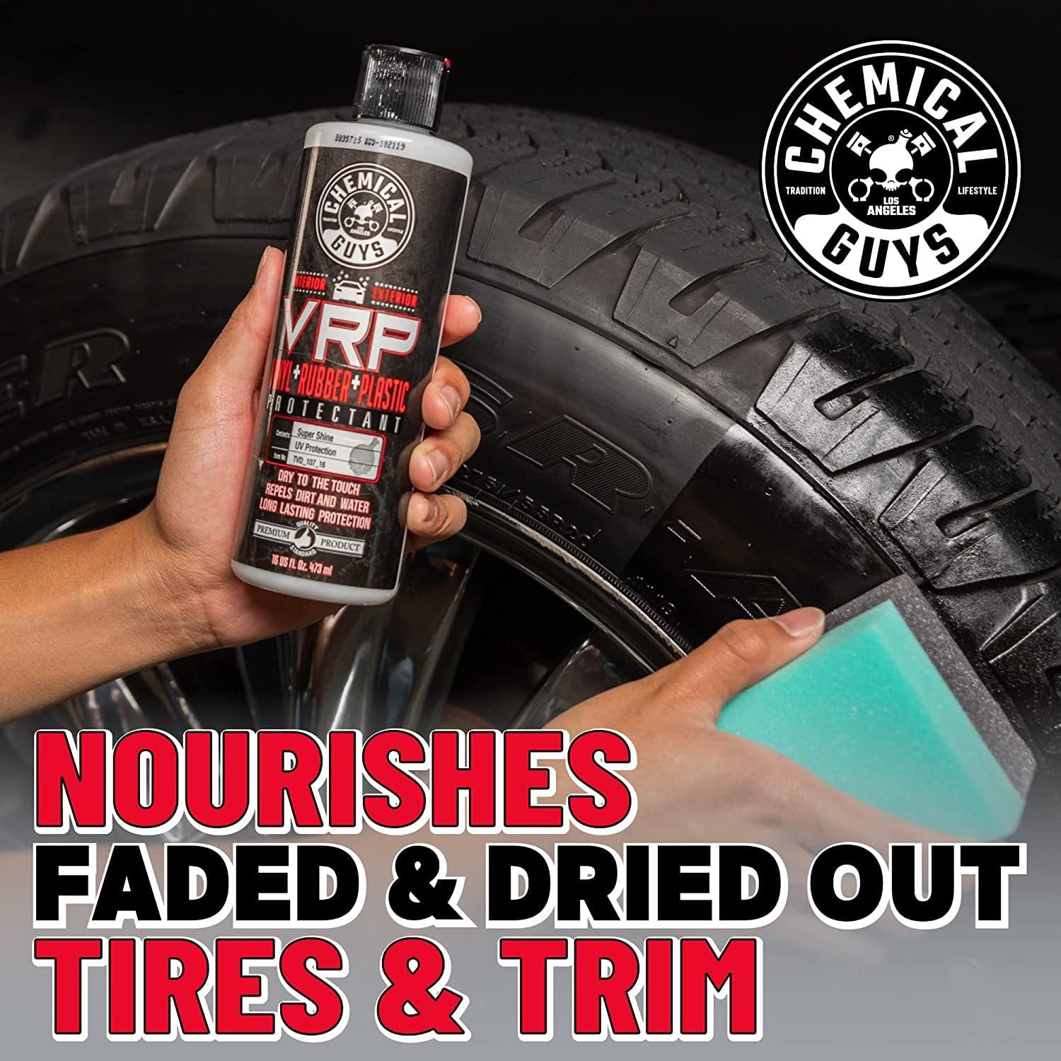 Engine plastics treatment cleans and protects under-hood surfaces