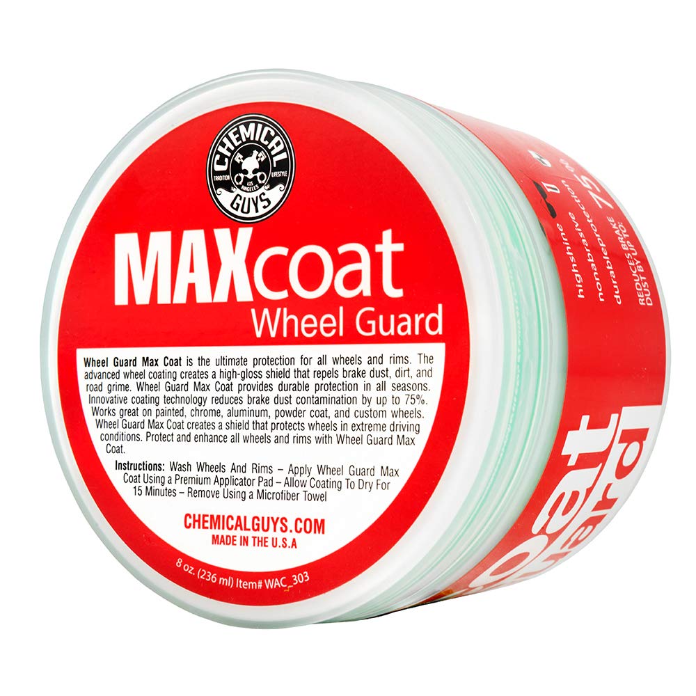 Chemical Guys Wheel Guard Max Coat applicator pad applying even coat on wheels