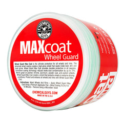 Chemical Guys Wheel Guard Max Coat applicator pad applying even coat on wheels