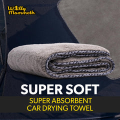 Oversized microfiber towel delivers quick, water-heavy drying on cars, trucks, and SUVs.