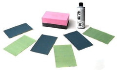 Chemical Guys Flex_443_9 polishing pad application closeup shows smooth surface refinement.