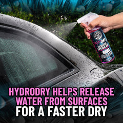 Chemical Guys HydroDry boosts gloss on paint for showroom shine.