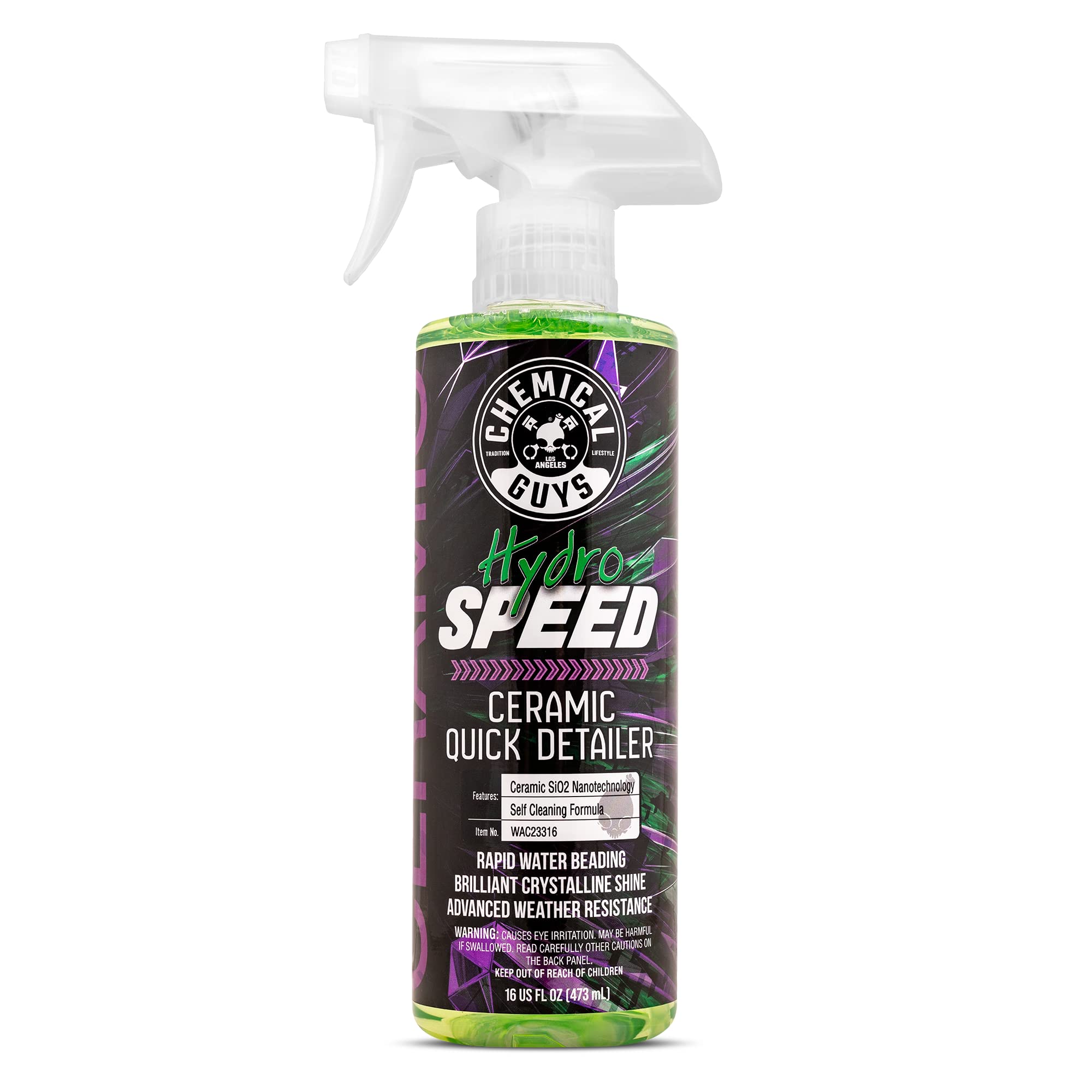Chemical Guys HydroSpeed on paint-gloss-bead for instant shine and protection.