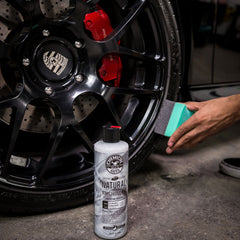 Natural Shine on tires and dashboards for a natural satin look.