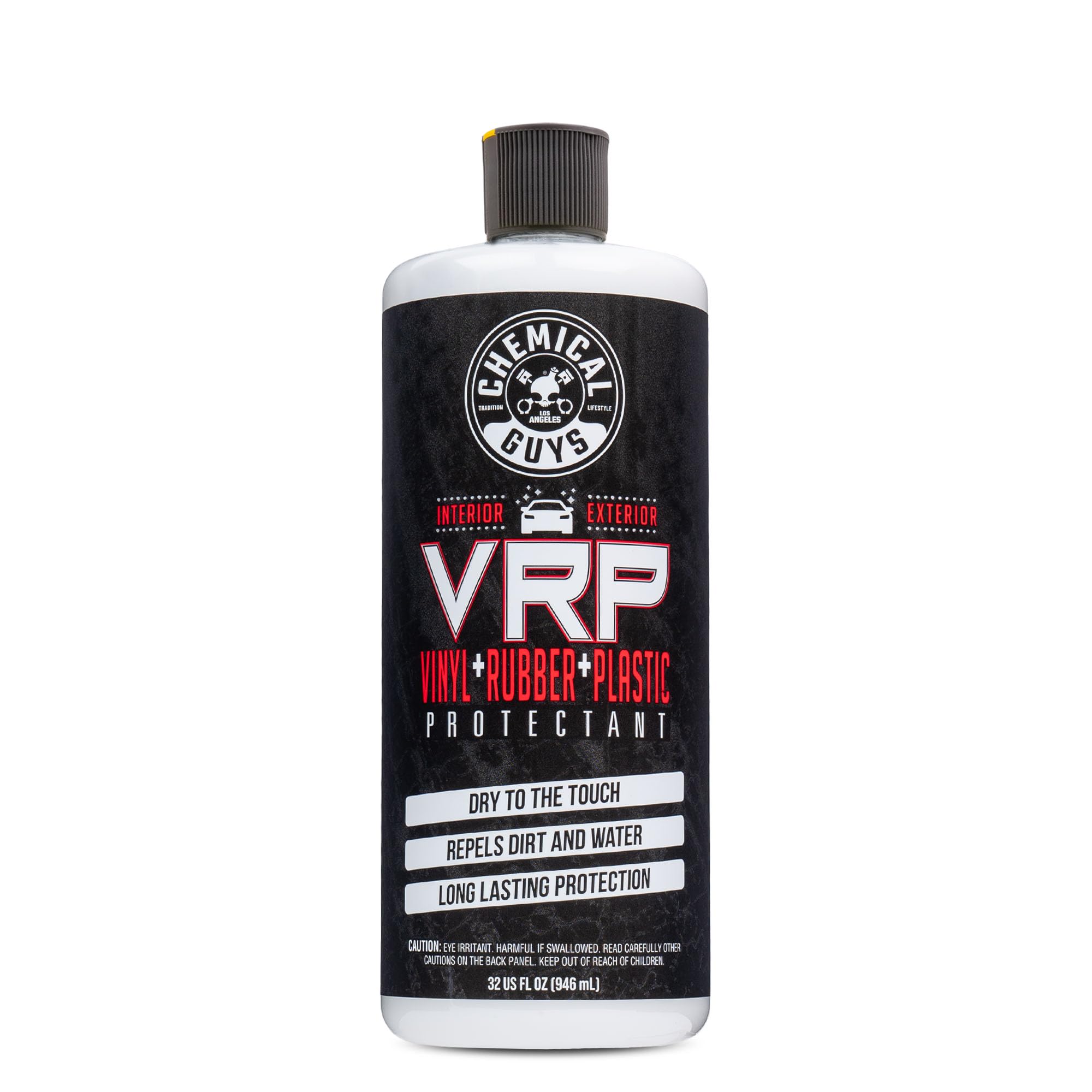 Chemical Guys VRP on tires delivers a non-greasy, deep shine and protection