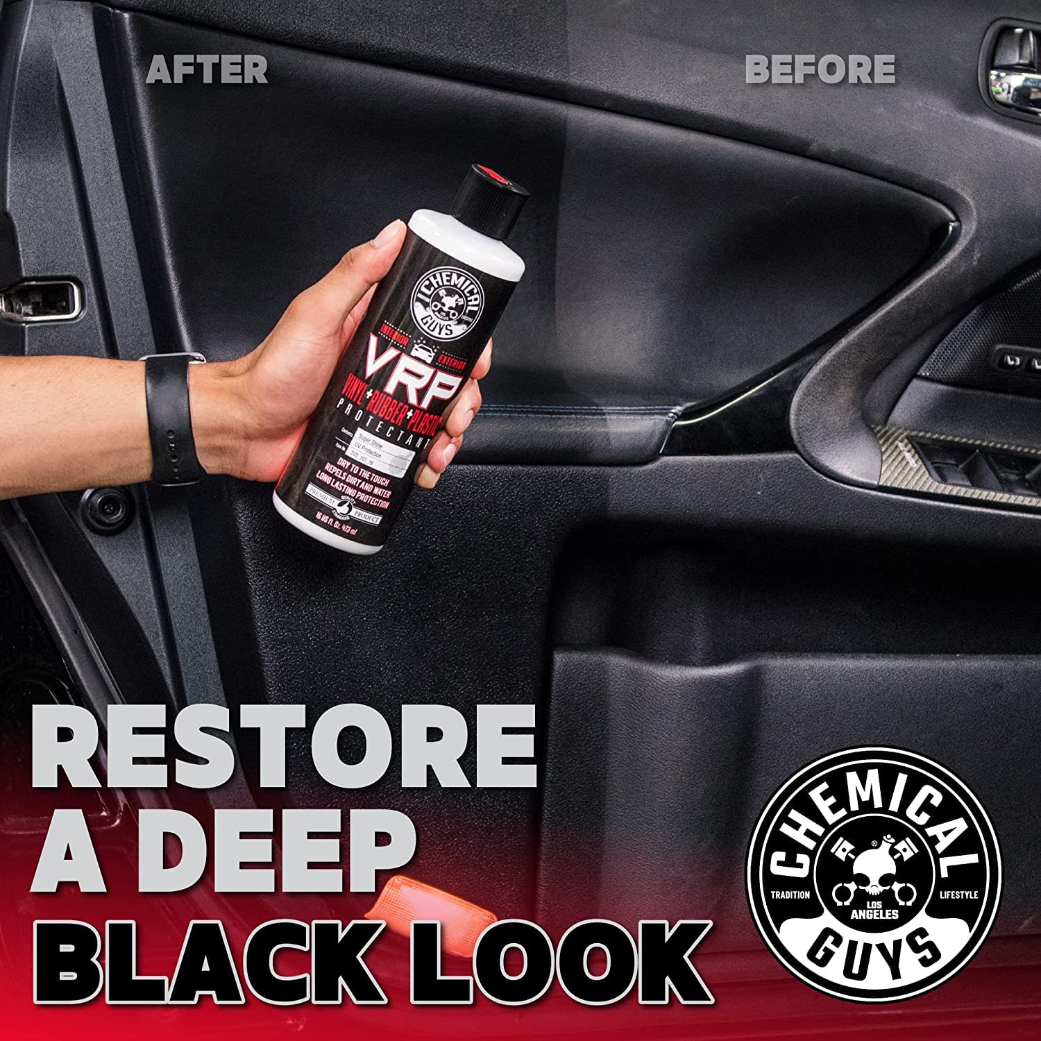VRP-treated exterior trim for refreshed color and protection.