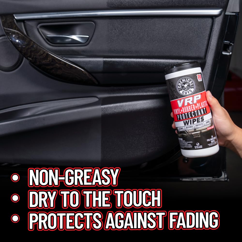 Chemical Guys VRP canister in glovebox for quick touch-ups