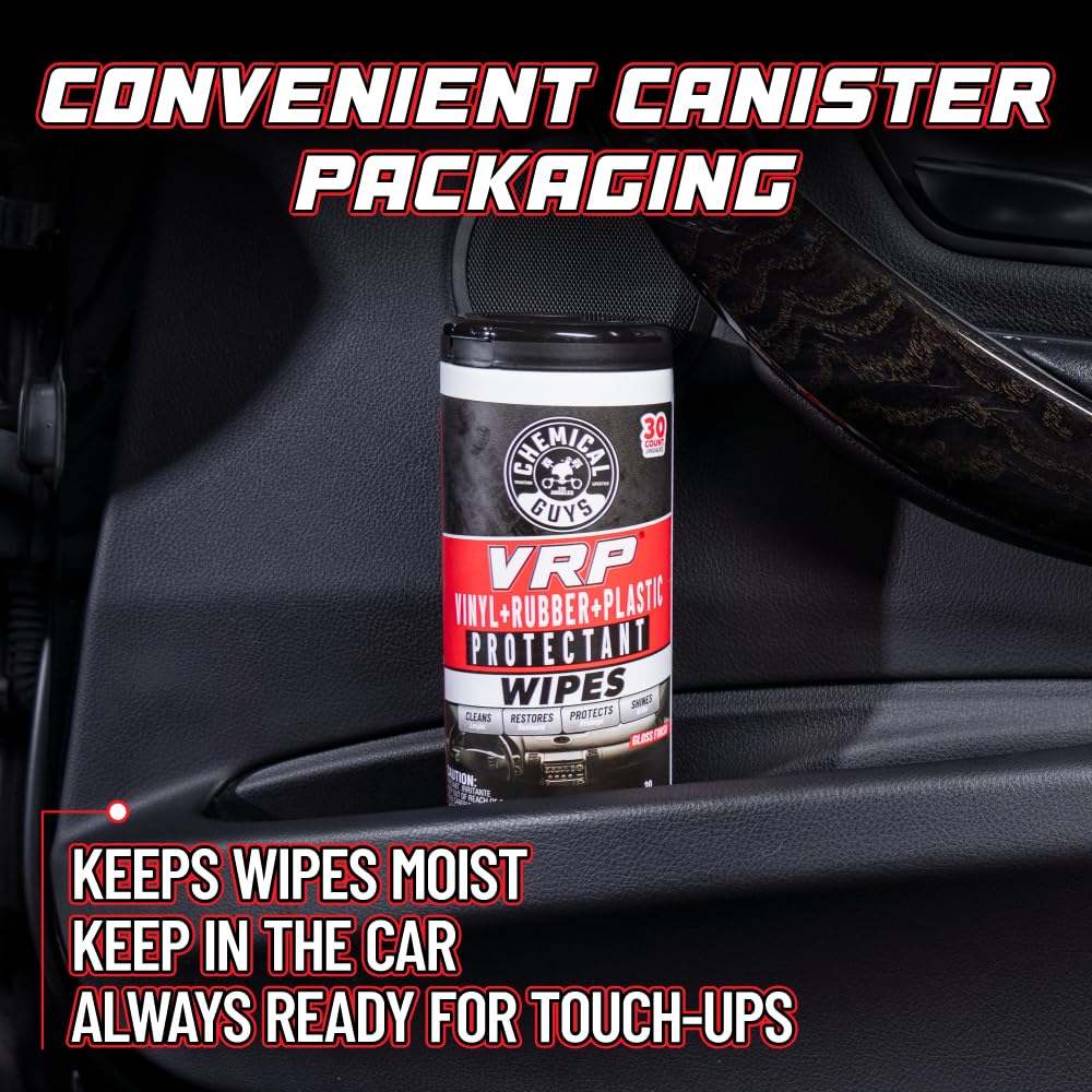 Chemical Guys VRP 30-count two-pack packaging showcases portable detailing solution