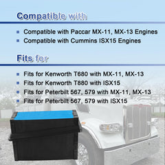 Chenheshor P621725 filter in Kenworth T880 with ISX15 for engine protection