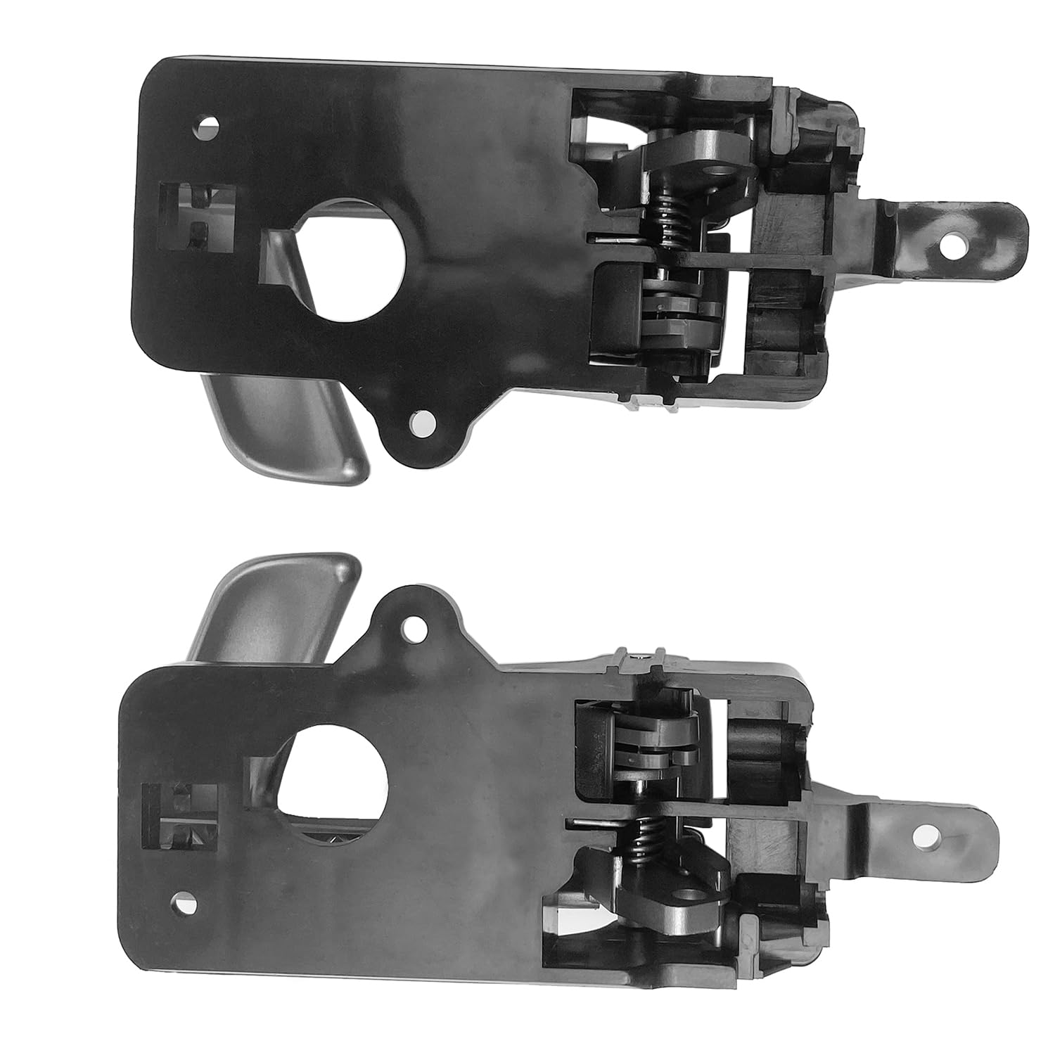 Cheriezing interior door handle black housing with gray knob for comfortable grip in Santa Fe