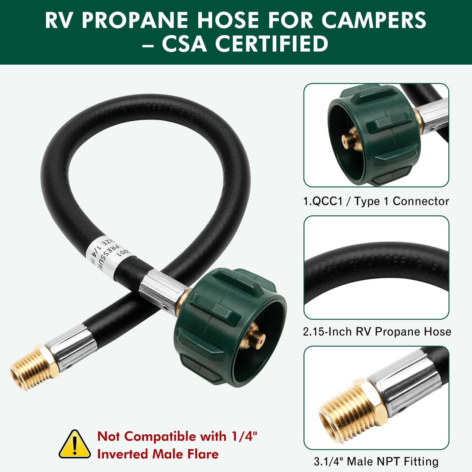 Cheuyeehui brass connectors enable tool-free, secure hose connections.