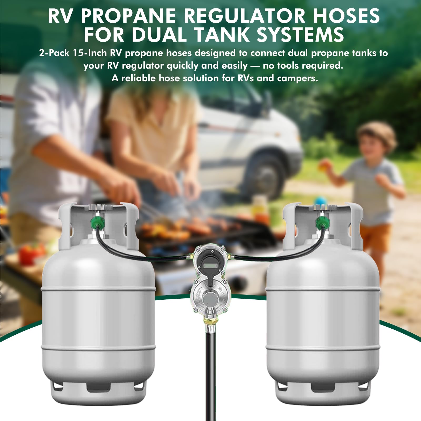 Cheuyeehui CSA certified 350 PSI propane hose for safe RV use.