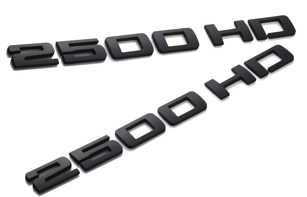 ChezMax 2500HD emblem on the left door with subtle 3D shine and weather resistance