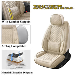 Chezope side airbag-compatible seat covers demonstrate safety-ready design.