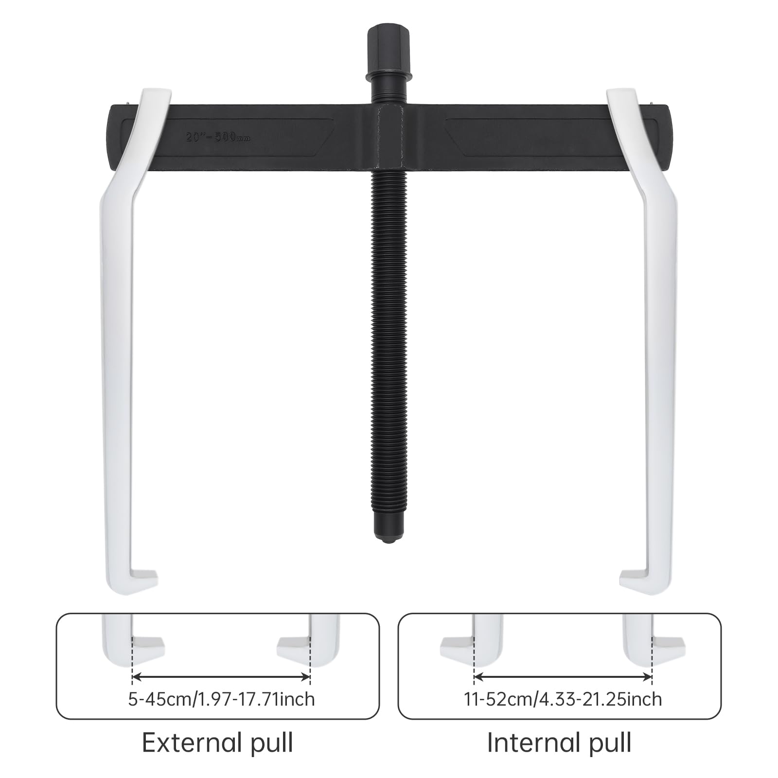 ChgImposs adjustable-clamping-depth supports various gears and bearings safely.