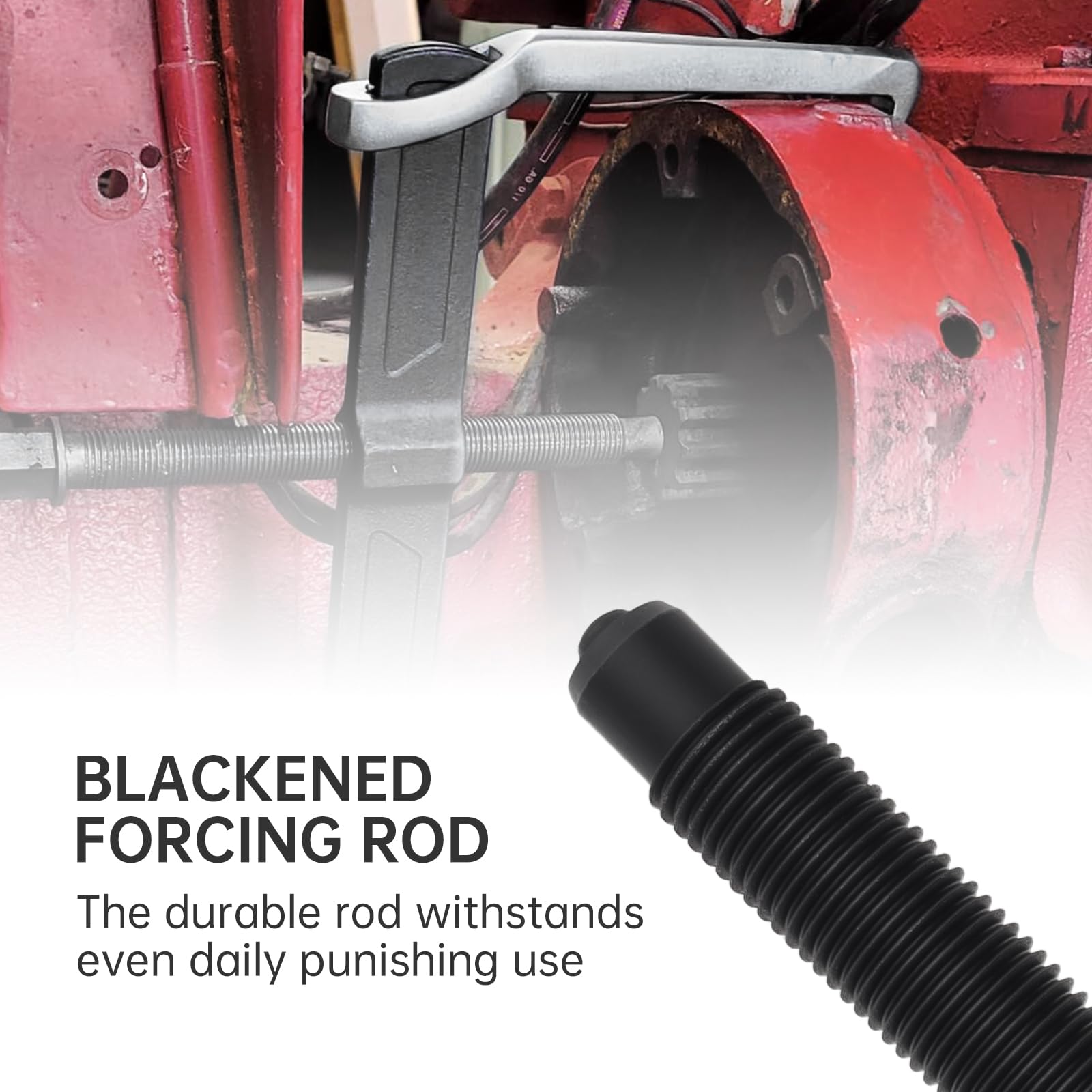 ChgImposs heat-treated rotating-pin head resists wear during use.