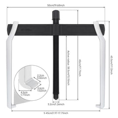 ChgImposs reversible jaw puller setup enables internal or external pulling.
