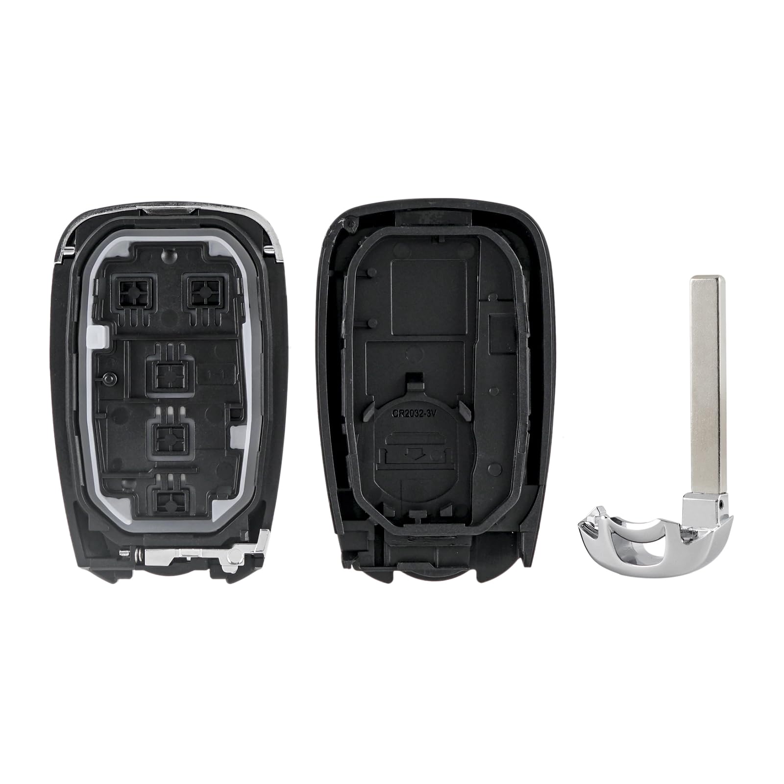 CHIJUIYZKEY Chevy Traverse key fob shell replacement maintains signal layout